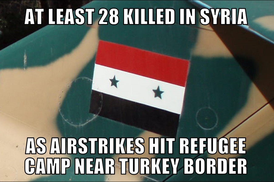 Syria Camp Airstrikes