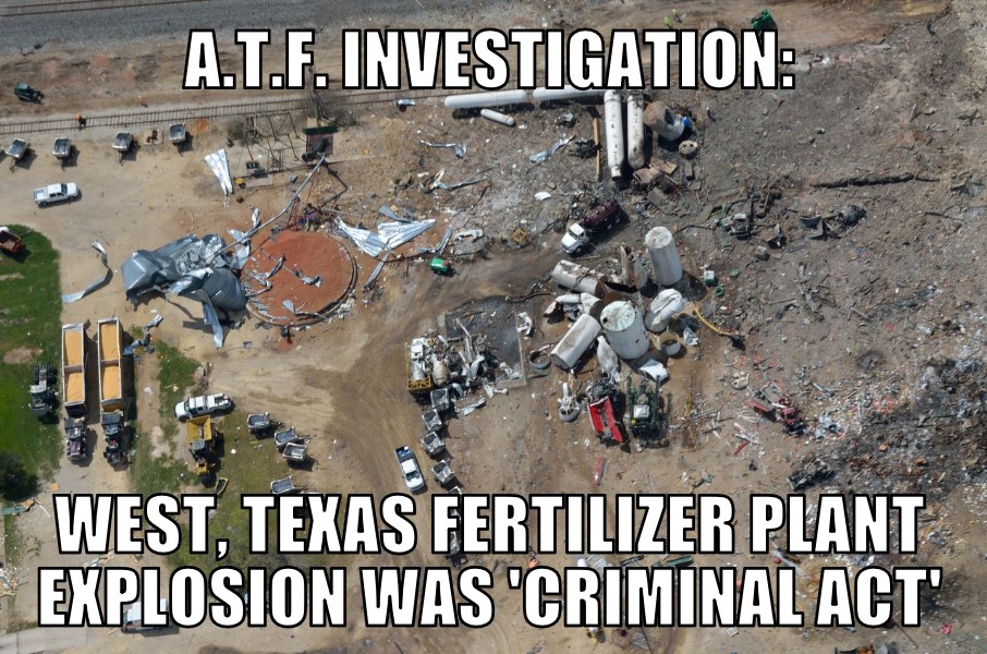 West Texas Explosion Arson