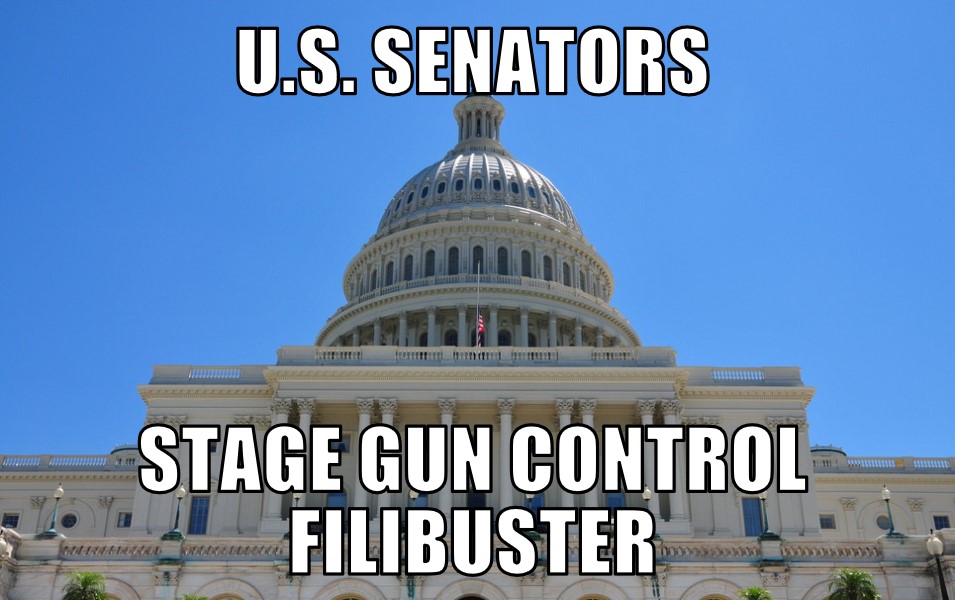 U.S. gun control filibuster