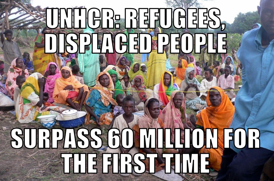 Refugees, Displaced People Surpass 60 Million