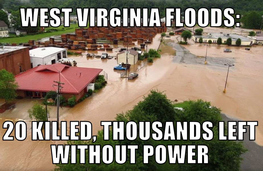 West Virginia floods kill 20