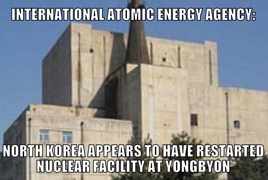 IAEA: North Korea Yongbyon site likely reactivated