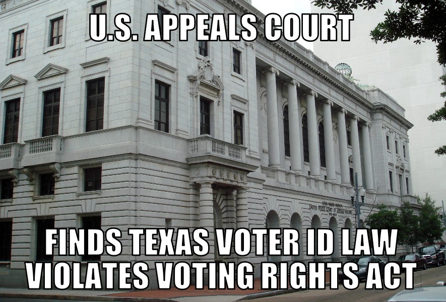 U.S. appeals court: Texas voter ID law discriminatory