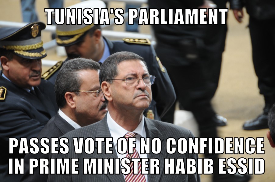 Tunisia parliament votes to sack PM