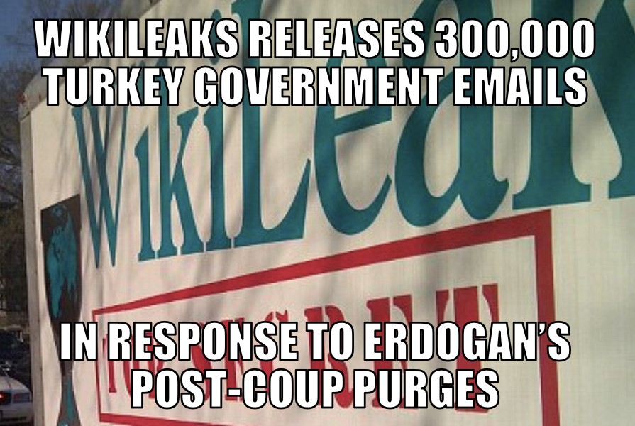 WikiLeaks releases Turkey government emails