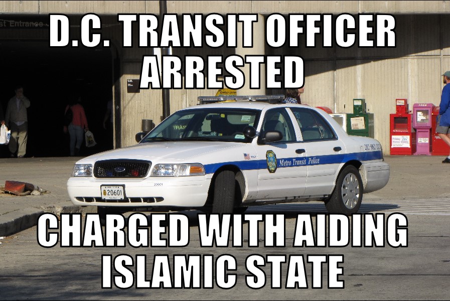 DC cop charged with aiding Islamic State