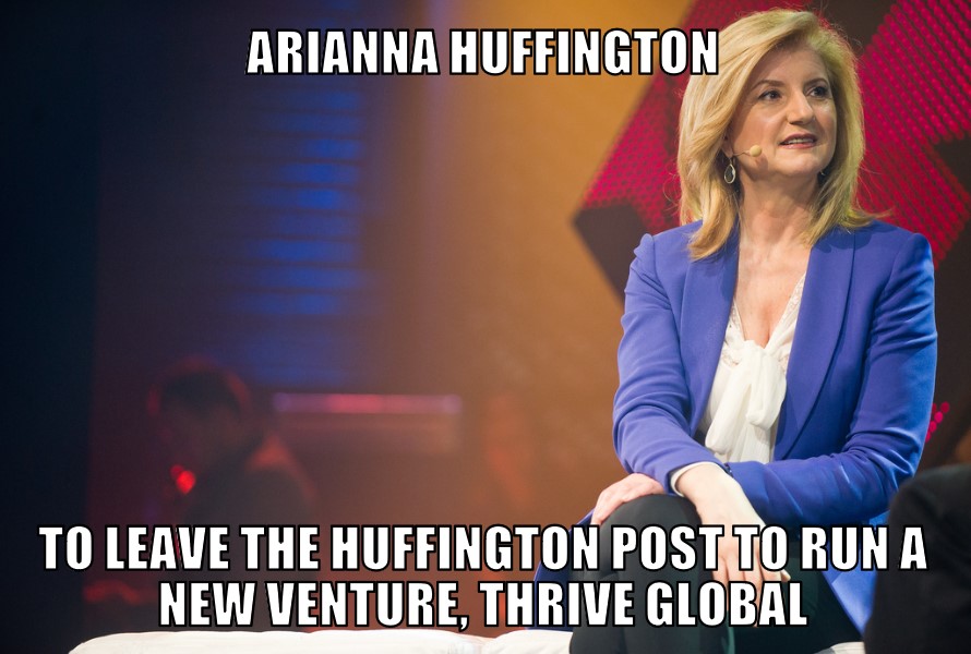 Arianna Huffington to step down