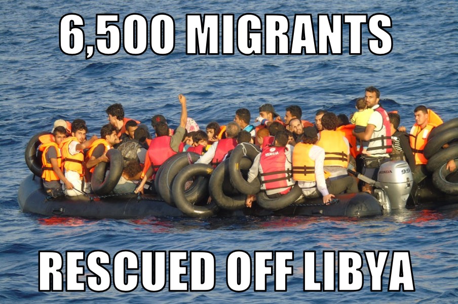6,500 migrants rescued