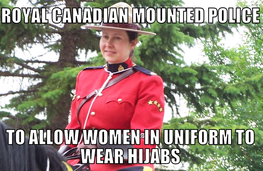 Mounties to allow hijabs