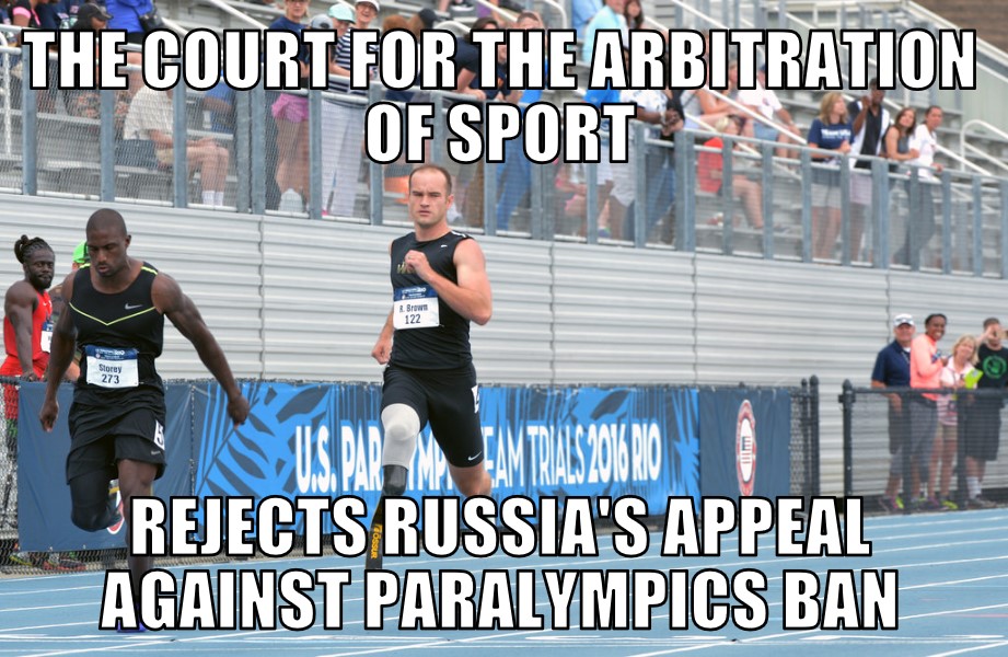 Russia banned from Paralympic Games