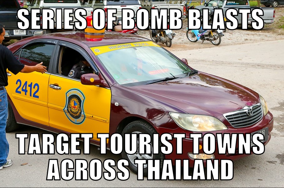 Bomb blasts target Thailand tourist spots