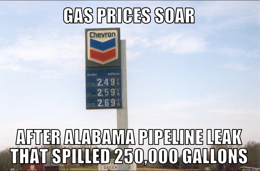 Alabama Pipeline Leak