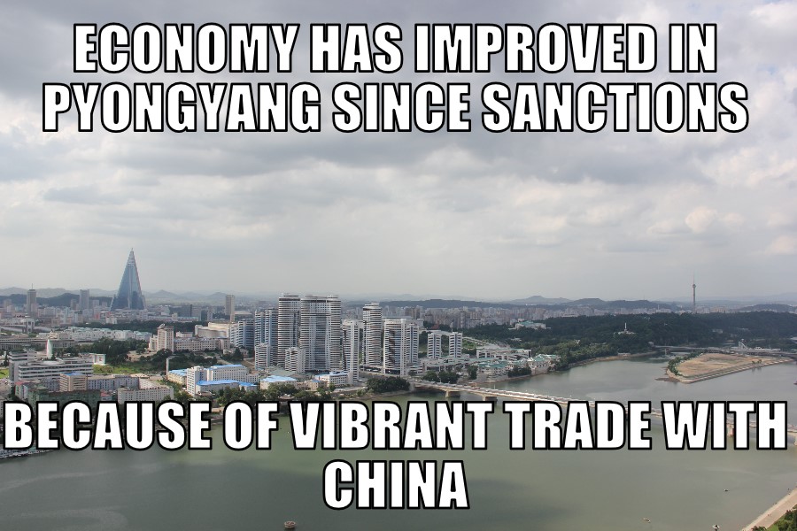 Economy has improved in Pyongyang