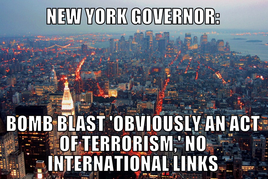 New York bombing ‘obviously an act of terrorism’