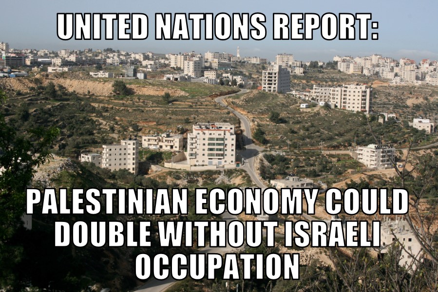 Palestinian economy, Israeli occupation