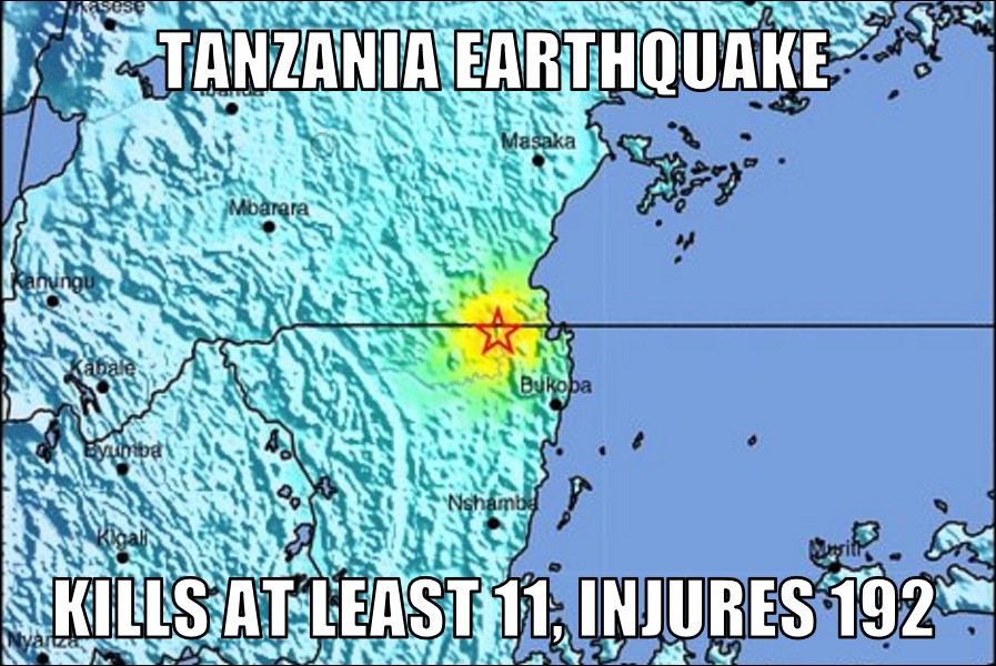 Tanzania earthquake