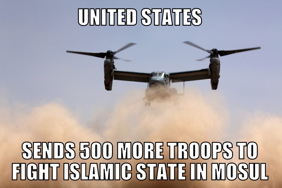 U.S. troops to Mosul