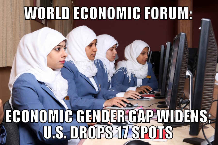 Economic gender gap widens