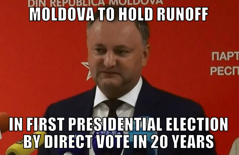 Moldova to hold runoff election