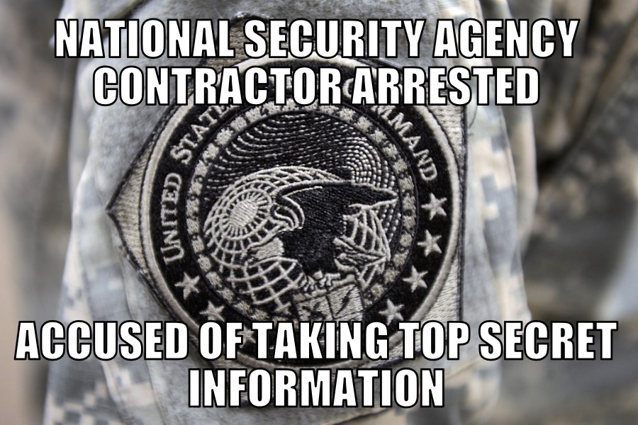 NSA contractor arrested