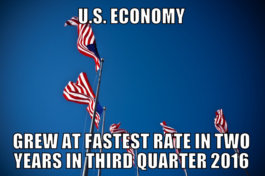 U.S. economy grew at fastest rate in two years