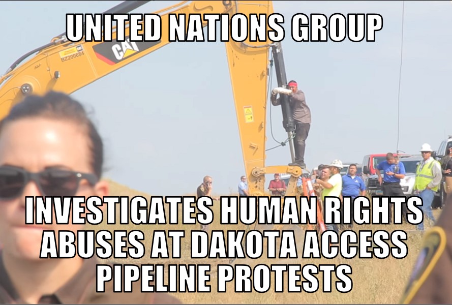 Human rights abuses at Dakota Access pipeline protests