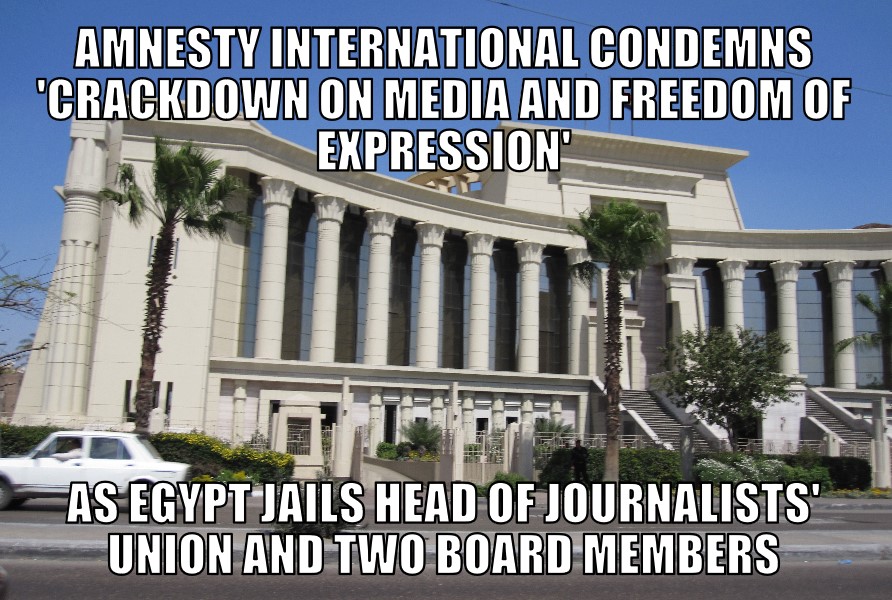 Egypt jails head of journalists’ union
