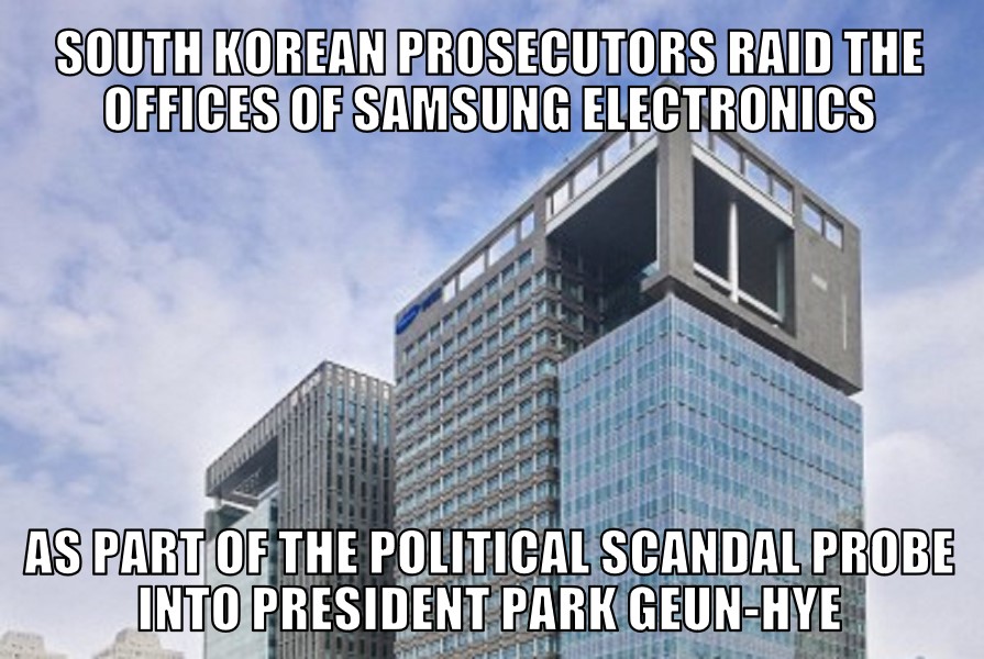 Samsung offices raided in South Korea scandal probe