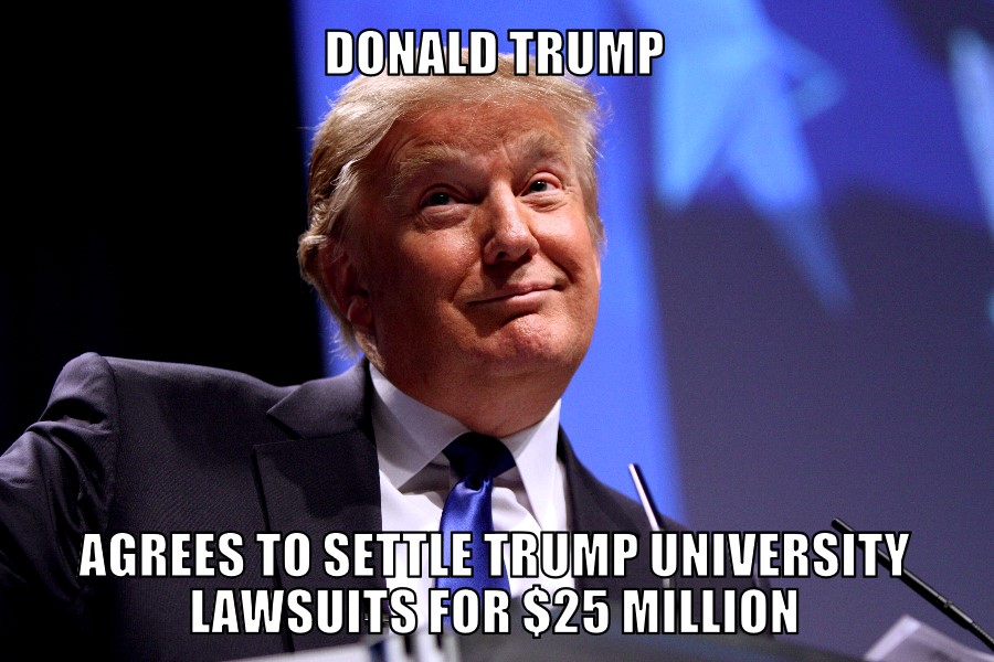 Trump agrees to settle Trump University lawsuits