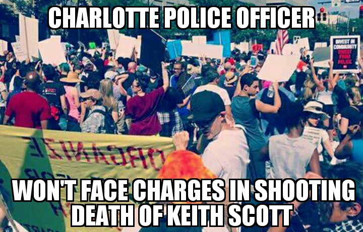 No charges in Keith Scott shooting