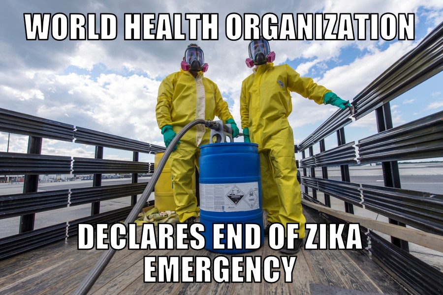 WHO: end of Zika emergency