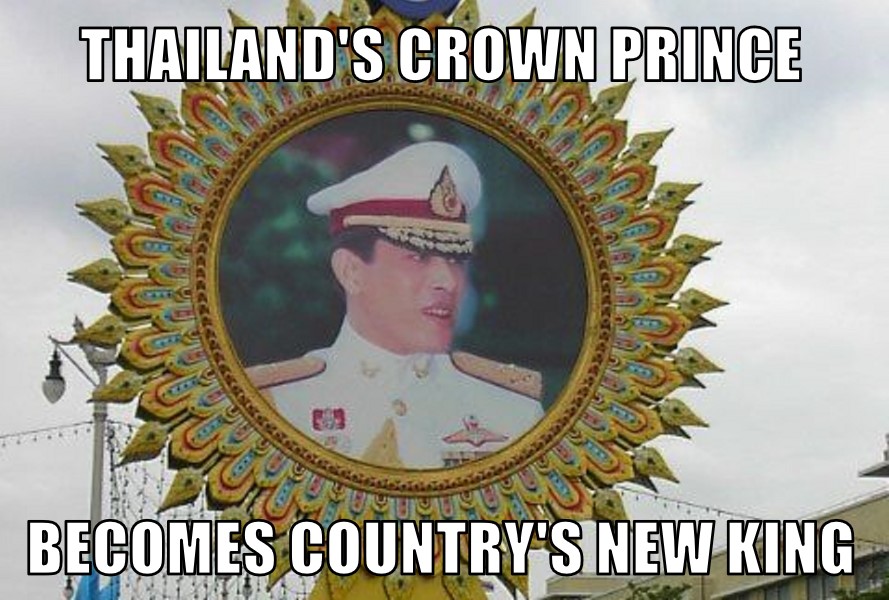 Thai Crown Prince becomes king