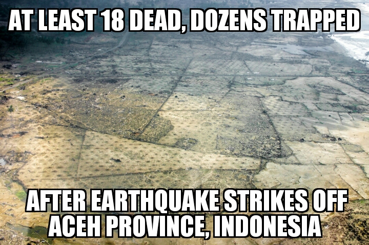 Aceh earthquake 