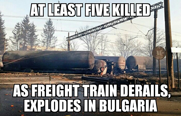 Bulgaria train explosion