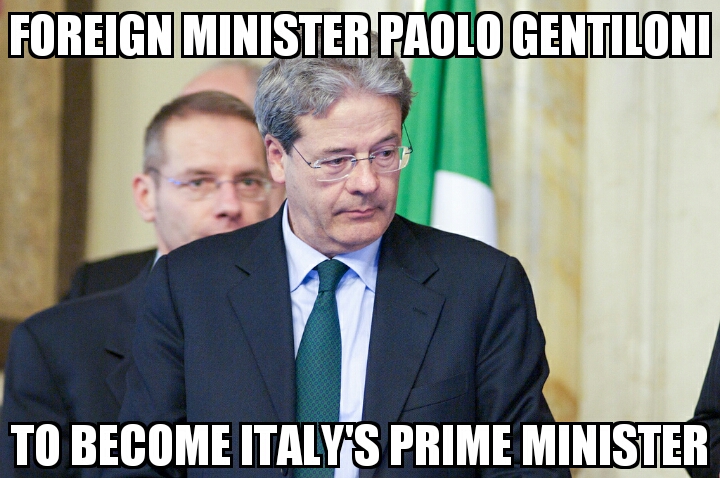 Paolo Gentiloni to be Italy PM
