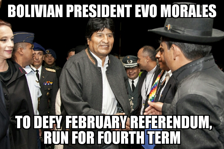 Bolivia’s Morales to run for fourth term