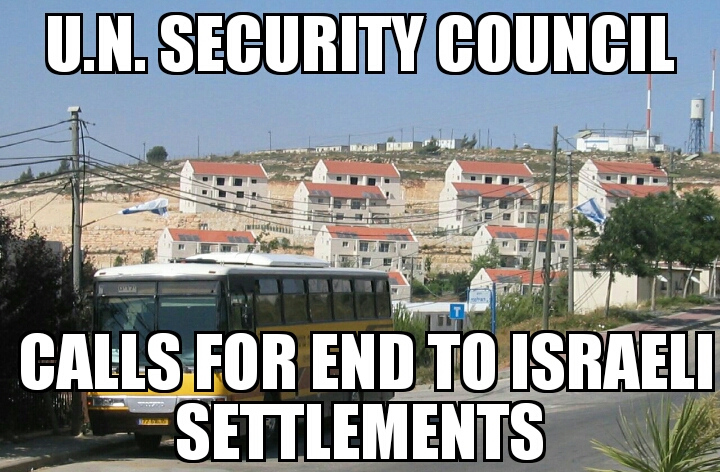 U.N. Israeli settlement resolution 