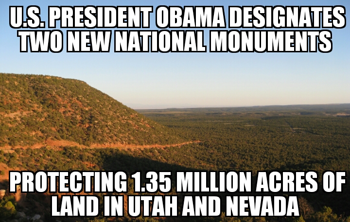 Obama designates two national monuments 