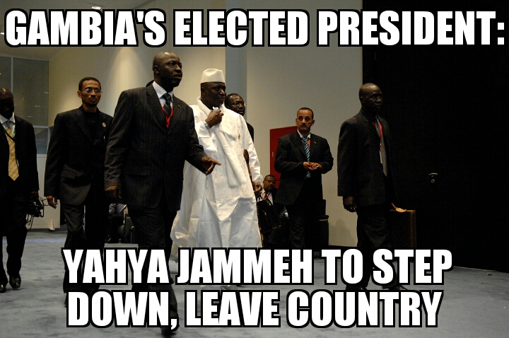 Yahya Jammeh to step down