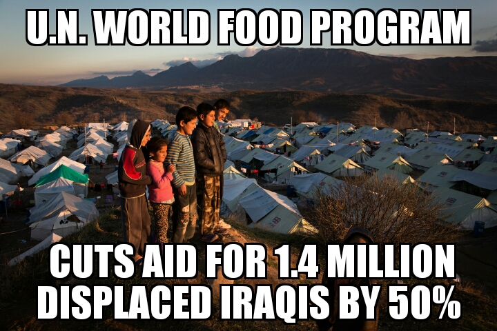 World Food Program cuts Iraq aid