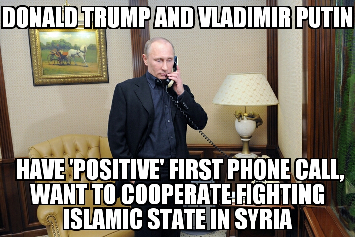 Trump, Putin first phone call