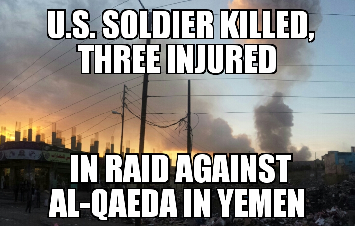 United States soldier killed in Yemen