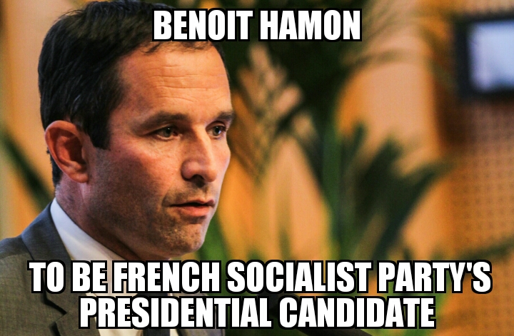 Benoit Hamon French Socialist candidate 
