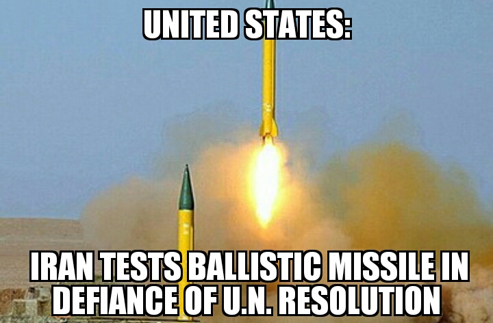 Iran tests ballistic missile 