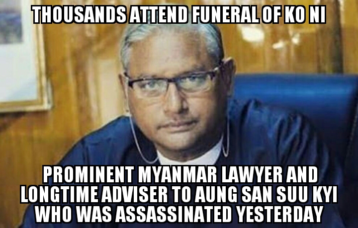 Thousand mourn Ko Ni