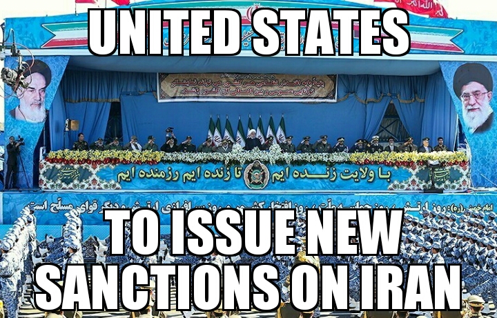 U.S. to issue new Iran sanctions 