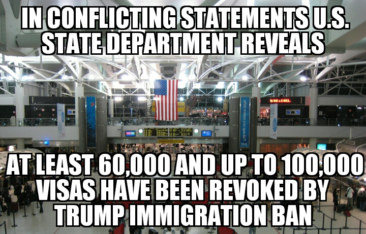Visas revoked by Trump immigration ban