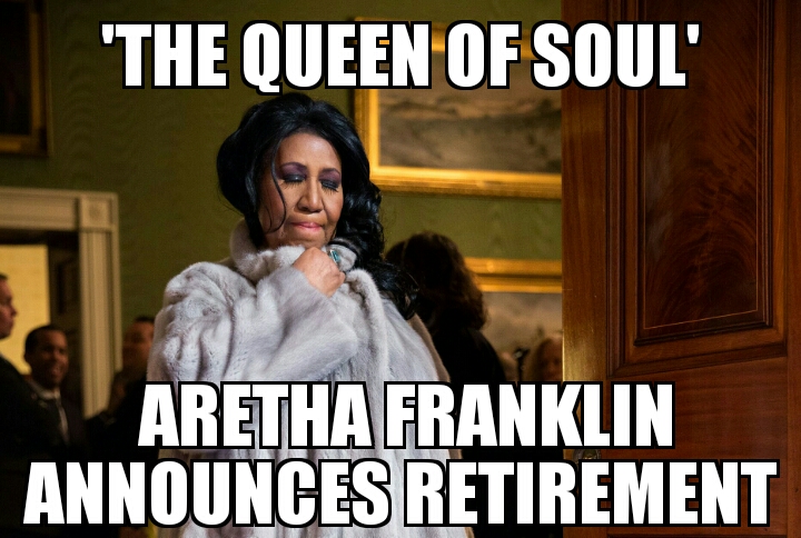 Aretha Franklin to retire 