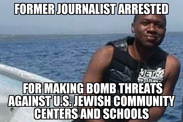 FBI arrests man for Jewish center bomb threats