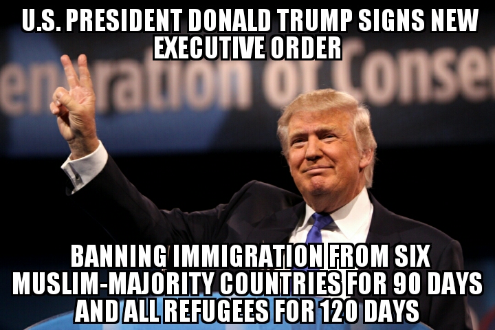 Trump signs new executive order on immigration